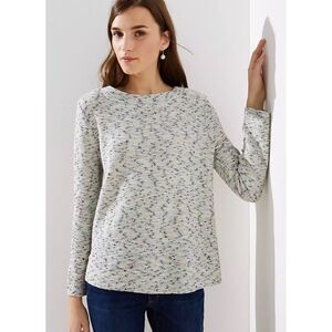 LOFT Shimmer Boucle Sweatshirt, Large